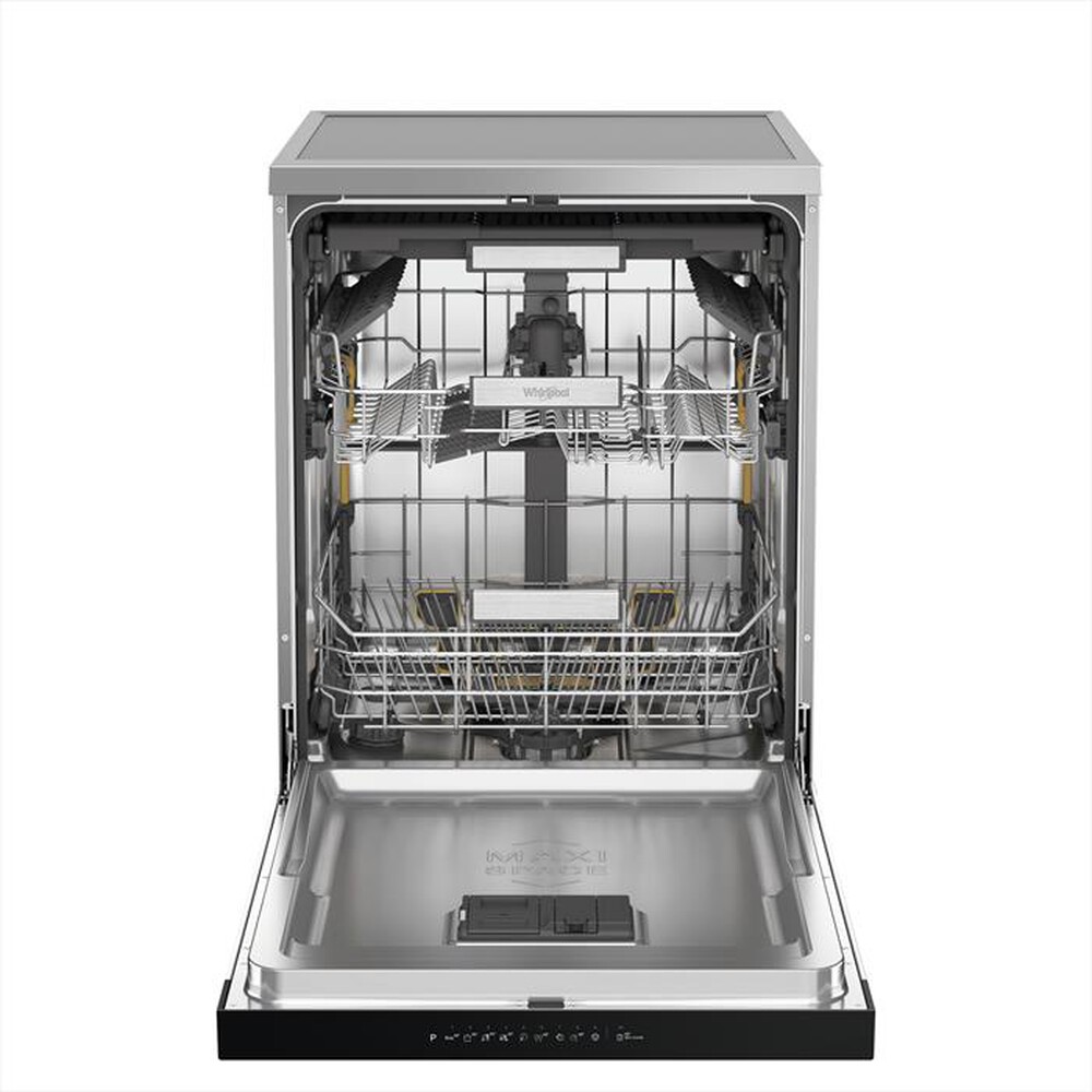"WHIRLPOOL - Lavastoviglie MAXISPACE W7F HP43 X Classe C 15 cop-Stainless steel"