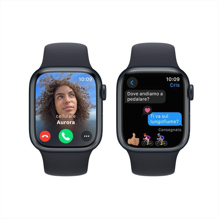 APPLE Watch Series 9 GPS Cassa 41mm M L sport Mezzanotte Euronics