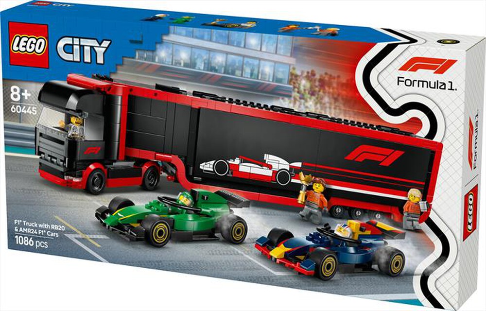 Immagine del prodotto LEGO - CITY Autotrasportatore con RB20 e AMR24 F1 60445