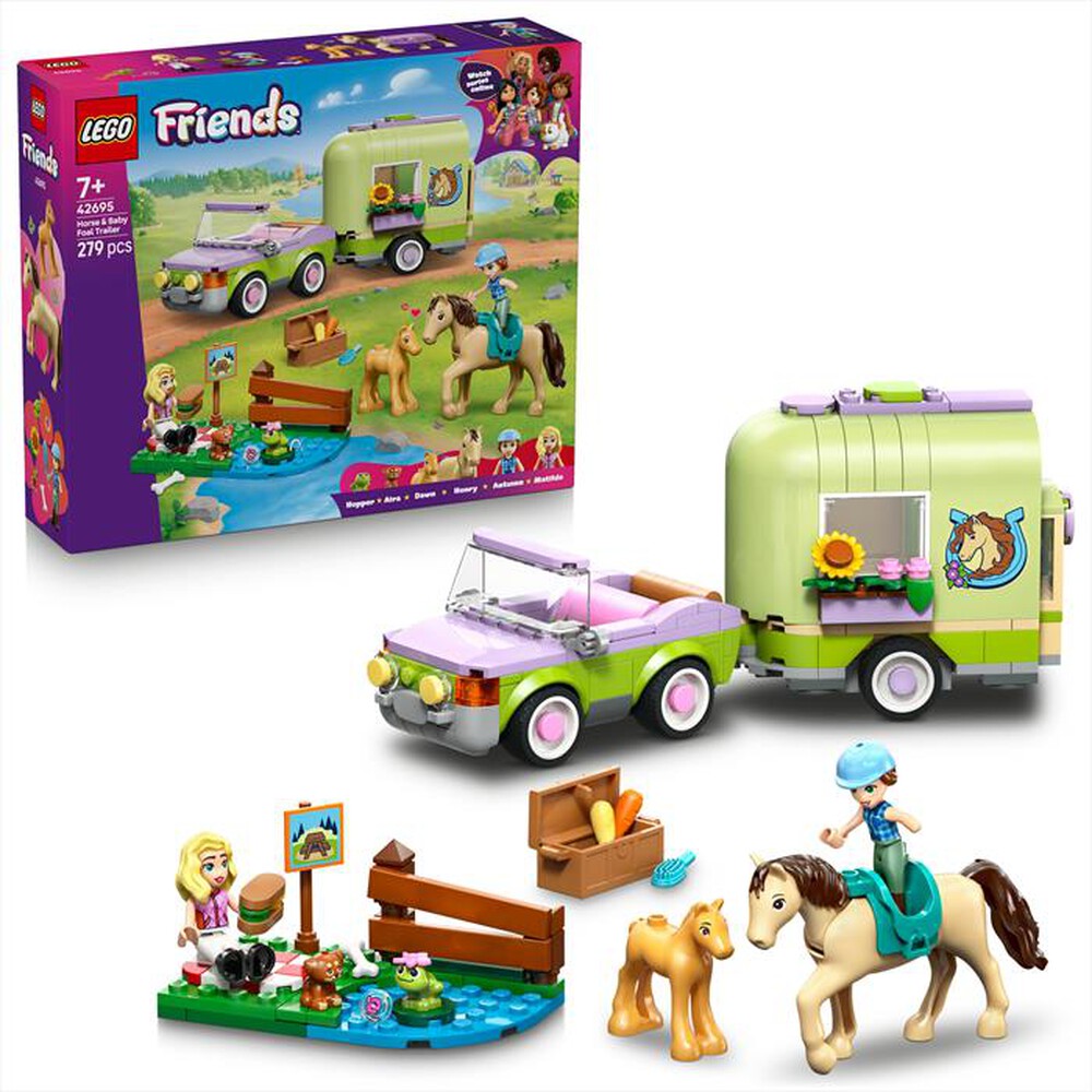 Immagine del prodotto LEGO - FRIENDS Rimorchio per cavallo e puledro - 42695