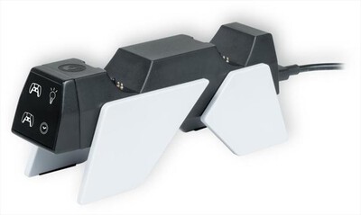 NACON - BASE RICARICA 2DUALS PS5, RGB, LED CHARGE,FASTCH3H-Bianco