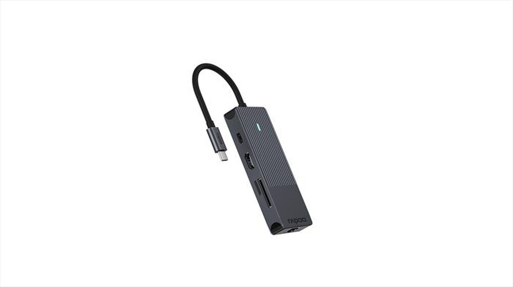Immagine del prodotto RAPOO - Multiport Adapter UCM-2004-Space Grey/Grigio Metallizzato