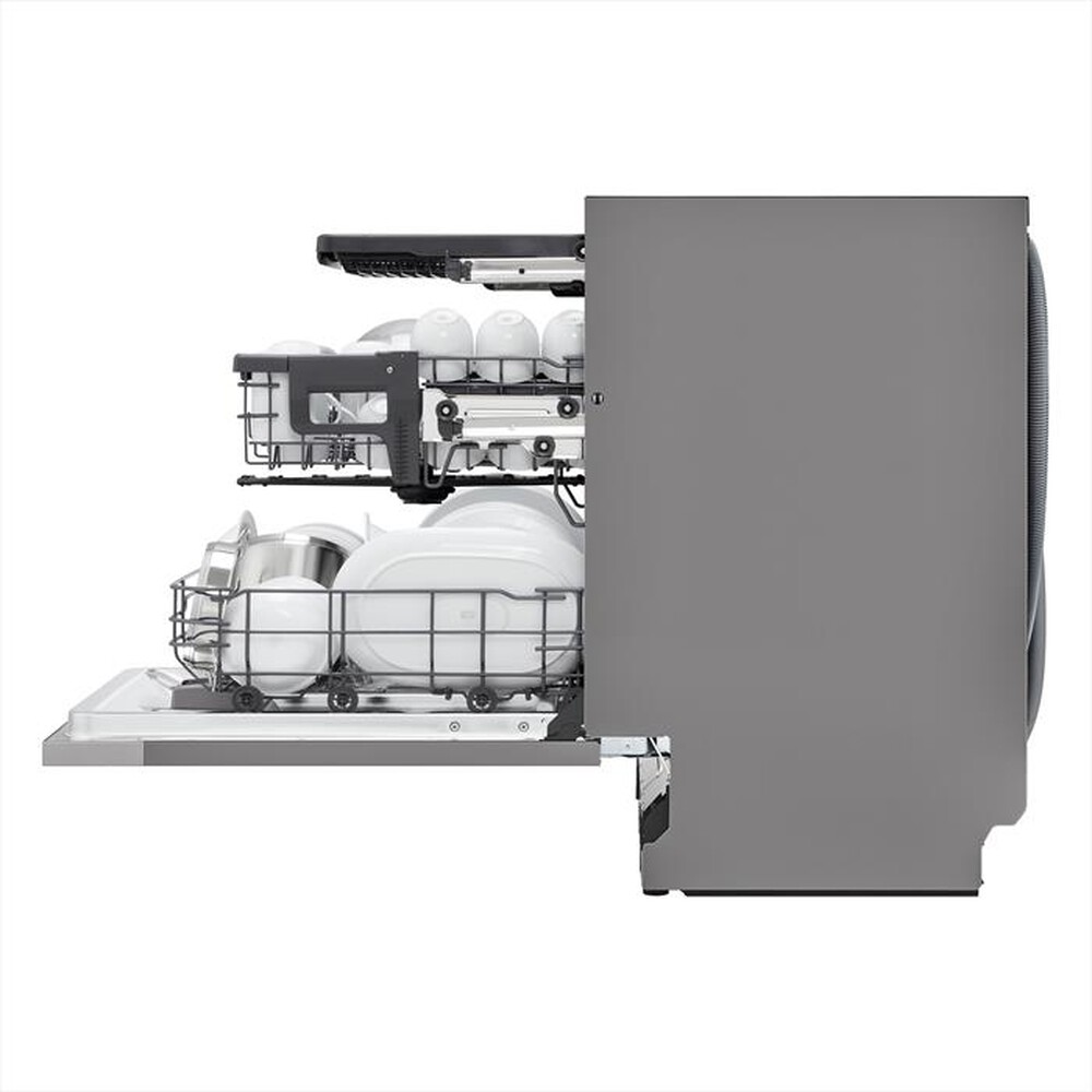 "LG - Lavastoviglie QUADWASH DB243TX Classe D 14 cop-Noble Steel"