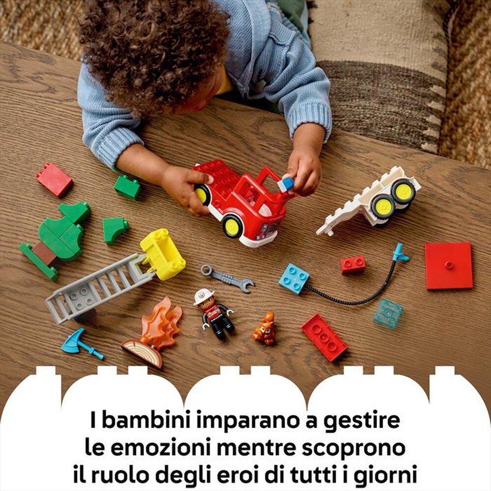 Immagine del prodotto LEGO - DUPLO Autopompa con manichetta e pompiere - 10473-Multicolore
