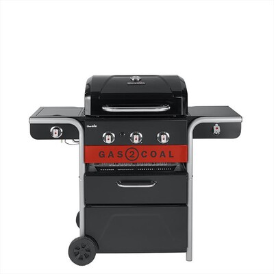 CHAR-BROIL - Barbecue GAS2COAL 3 FUOCHI + 1-Black