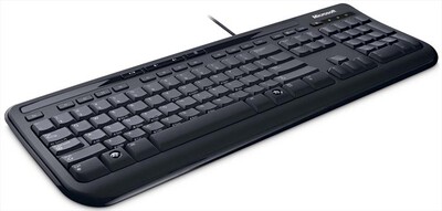MICROSOFT - Wired Keyboard 600 nera-Nero