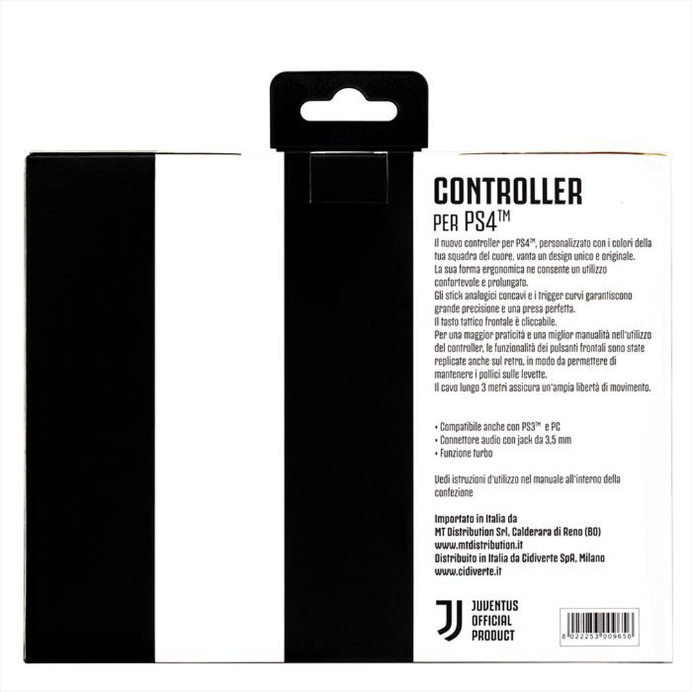 Immagine del prodotto QUBICK - CONTROLLER PER PS4 JUVENTUS
