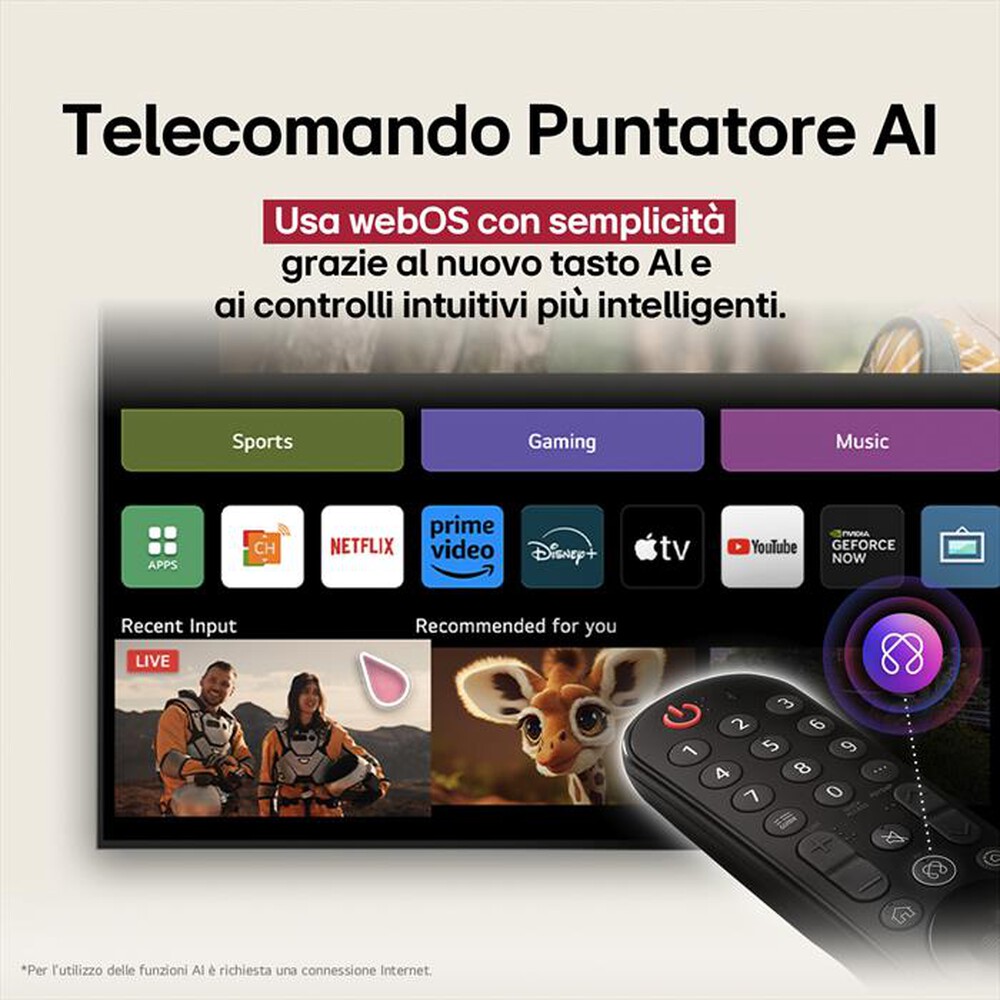 Immagine del prodotto LG - Smart TV OLED UHD 4K 55" OLED55C55LA-Black