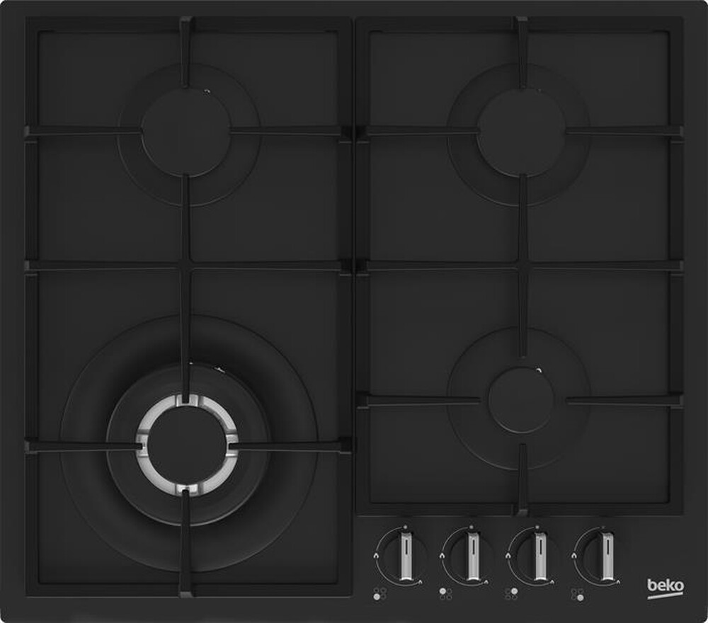 "BEKO - Piano cottura a gas HIYG64225SBO-Cristallo nero"