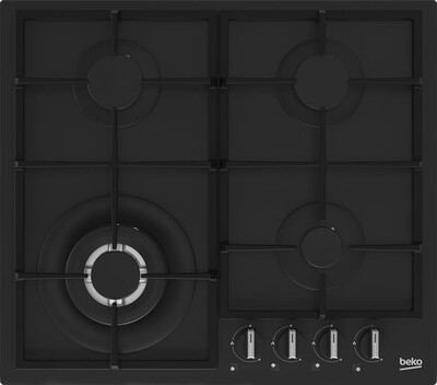BEKO - Piano cottura a gas HIYG64225SBO-Cristallo nero