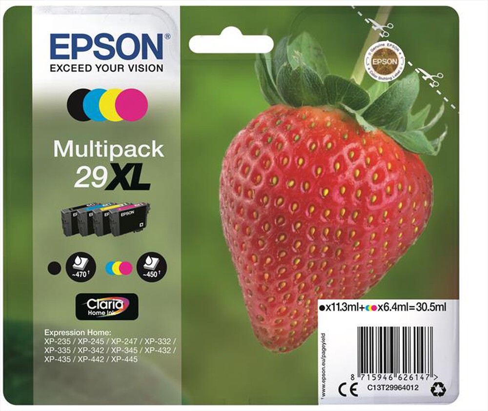 Immagine del prodotto EPSON - C13T29964022-Multipack 4 colori (NCMG)