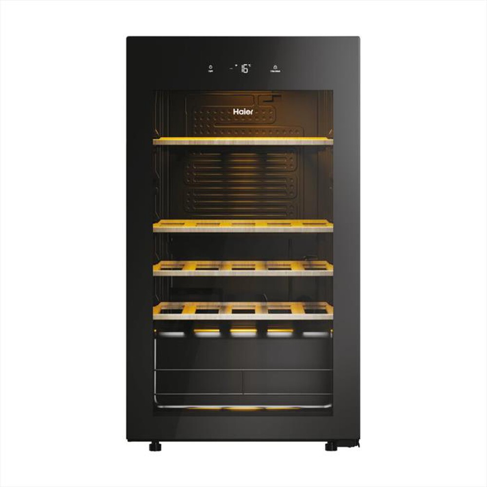 "HAIER - Cantinetta HWS34GGH1 Classe G 34 bottiglie-Nero"
