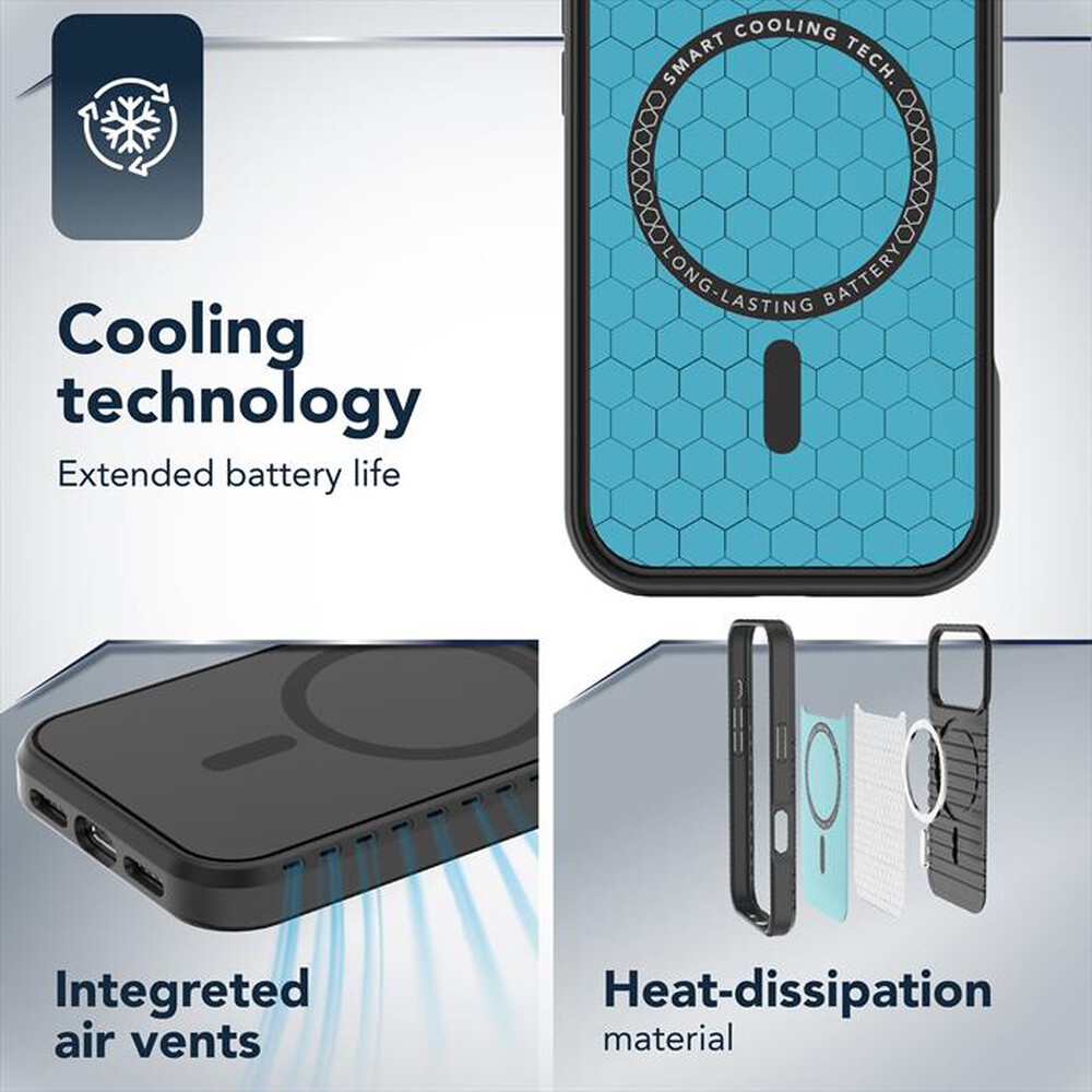 Immagine del prodotto CELLULARLINE - CUSTODIA ICY MAG per IPHONE 17 PRO MAX-Trasparente