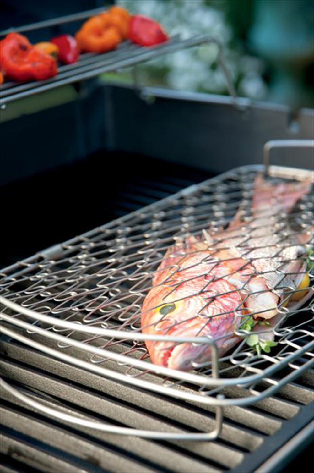 "WEBER - GRATICOLA DA PESCE - GRANDE 46X284-acciaio"