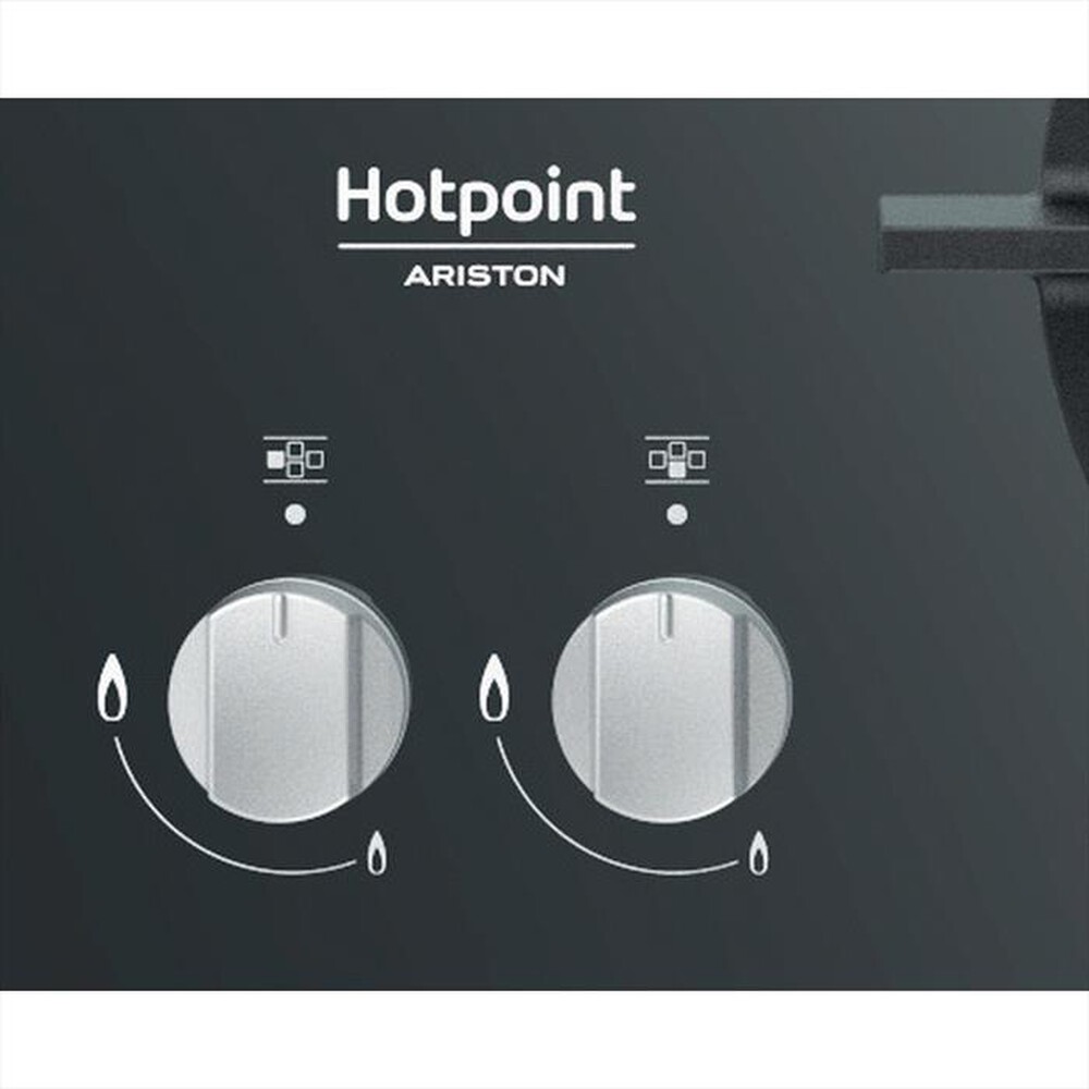 "HOTPOINT ARISTON - Piano cottura a gas HAGD 61S/MR 4 fuochi 59,6cm-Specchio"