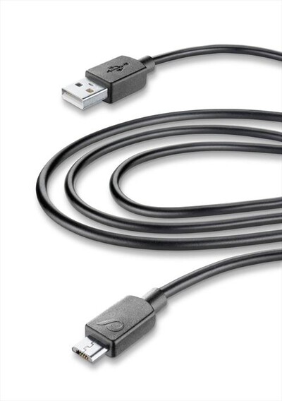 CELLULARLINE - USBDATACMUSB3TABK-cavo dati USB HOME XL - MICROUSB-Nero