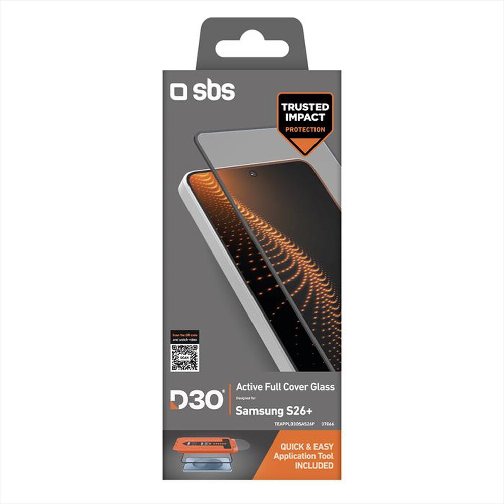 Immagine del prodotto SBS - Pellicola protettiva D3O per Samsung S26+-Nero