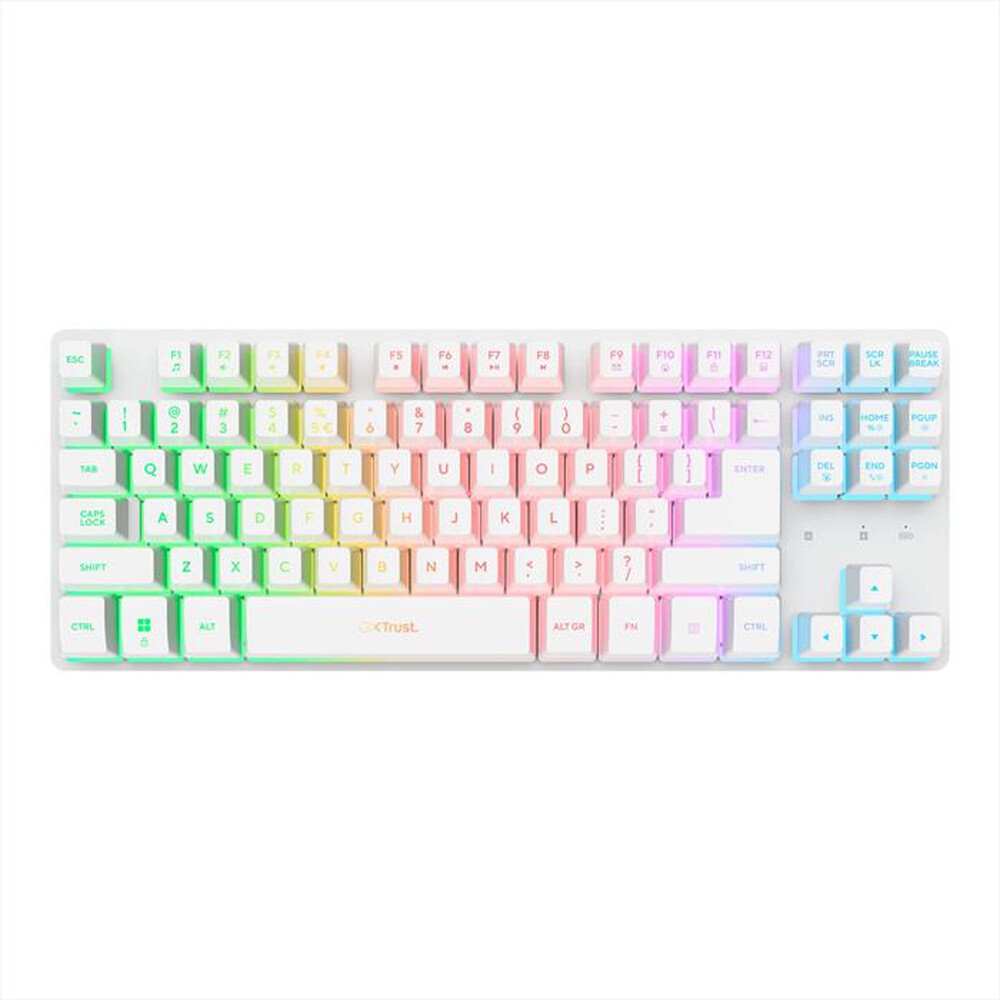 Immagine del prodotto TRUST - Tastiera gaming wireless TKL GXT831W THADO-White