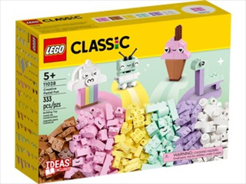 "LEGO - CLASSIC Divertimento creativo - Pastelli - 11028-Multicolore"