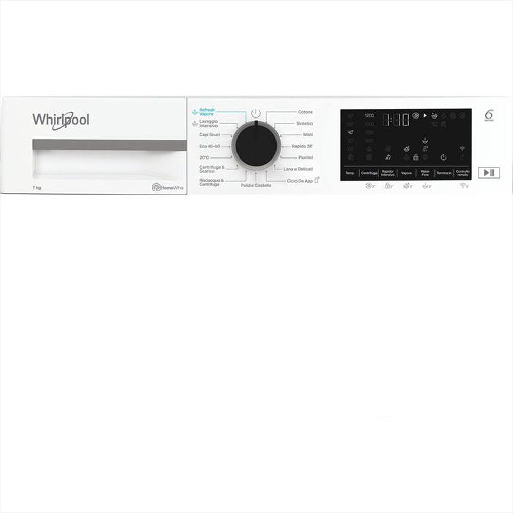 Immagine del prodotto WHIRLPOOL - Lavatrice WAM 762WB IT 7 Kg Classe A-Bianco