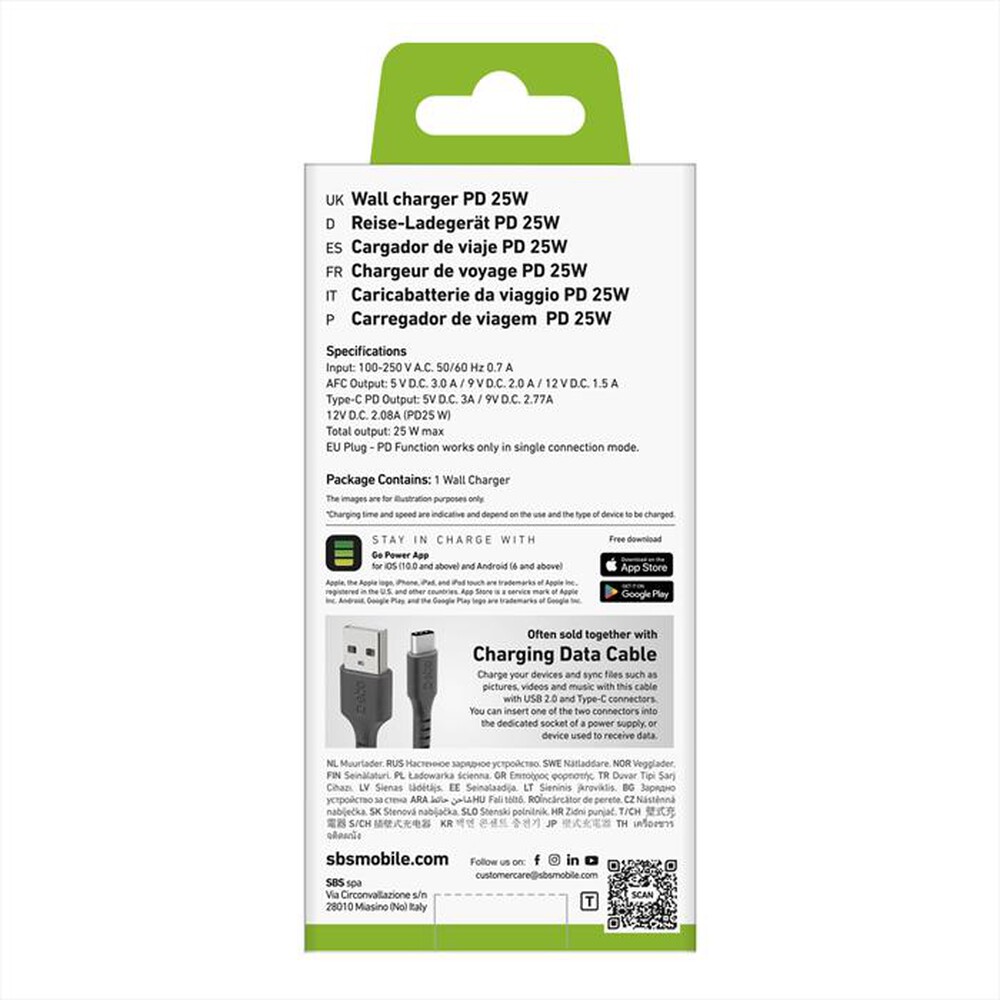 Immagine del prodotto SBS - TETRPD25W