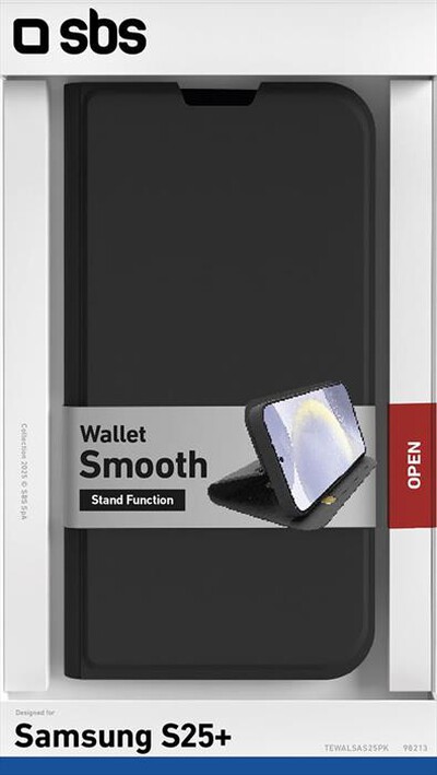 SBS - Cover TEWALSAS25PK per Samsung S25+-Nero