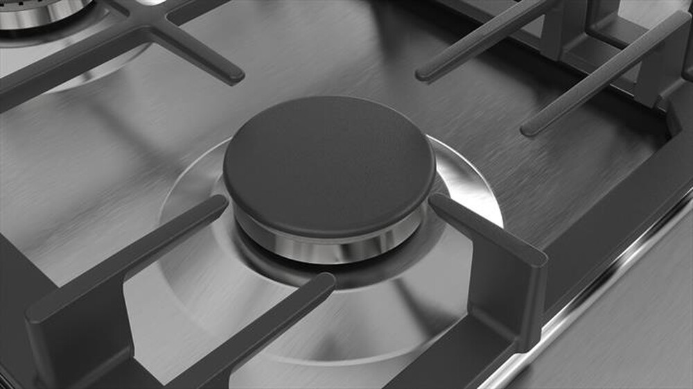 "BOSCH - Piano cottura a gas PCH6A5B90 4 fuochi 58,2cm-Acciaio inox"