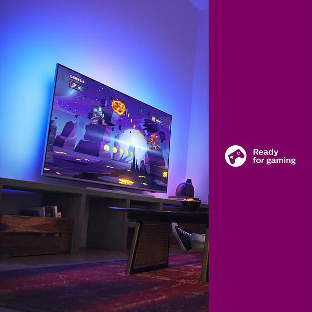 "PHILIPS - SMART TV AMBILIGHT THE ONE 4K 70\" 70PUS8506/12-Silver"