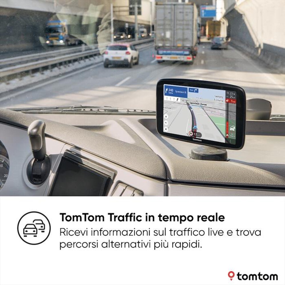 "TOM TOM - Navigatore portatile GO EXPERT PLUS PREMIUM PACK-Nero"