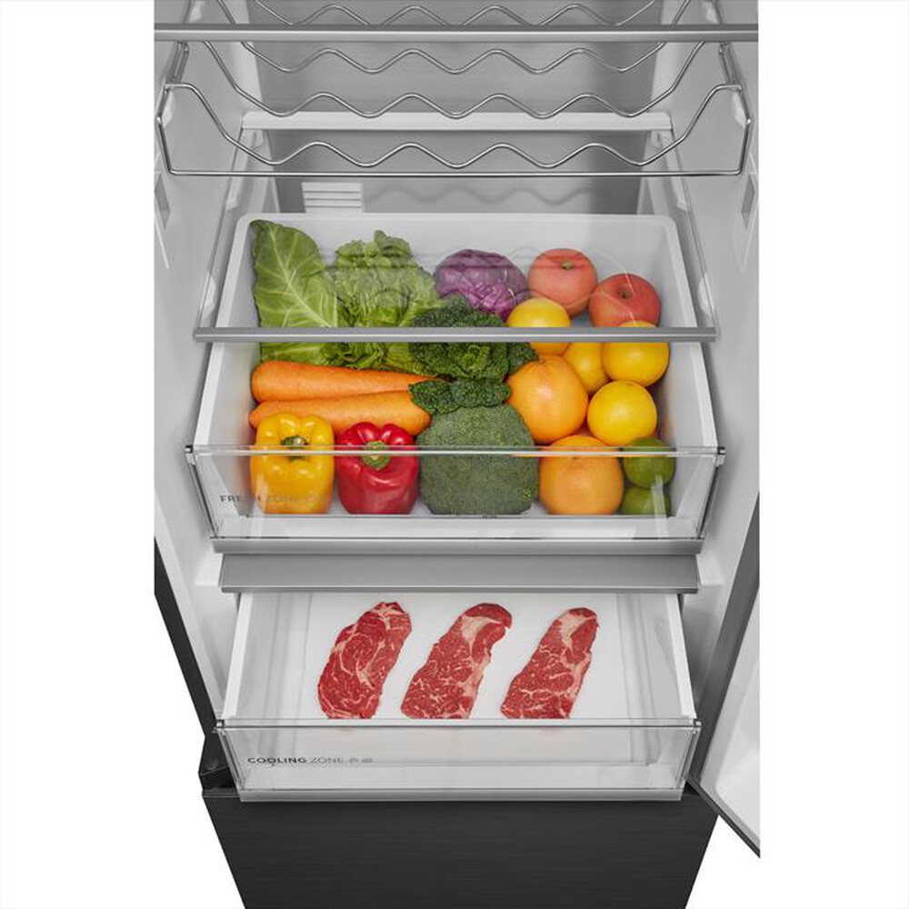 Immagine del prodotto MIDEA - Frigorifero combinato MDRB541EIA45 Classe A 400lt-Dark Inox