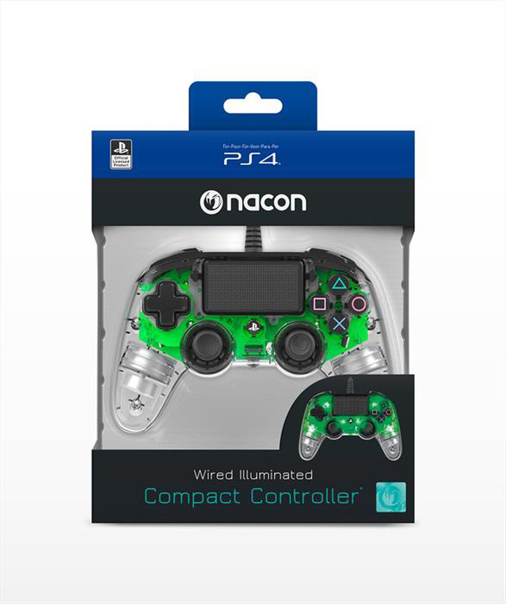 "NACON - NACON PS4 LIGHT PAD GREEN-TRASPARENTE GREEN"