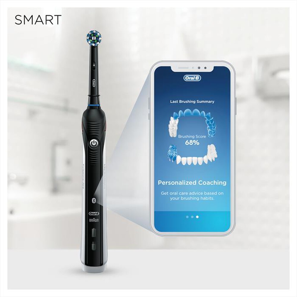 "ORAL-B - SPAZZOLINO ELETTRICO SMART 4 4500 CROSSACTION-NERO"