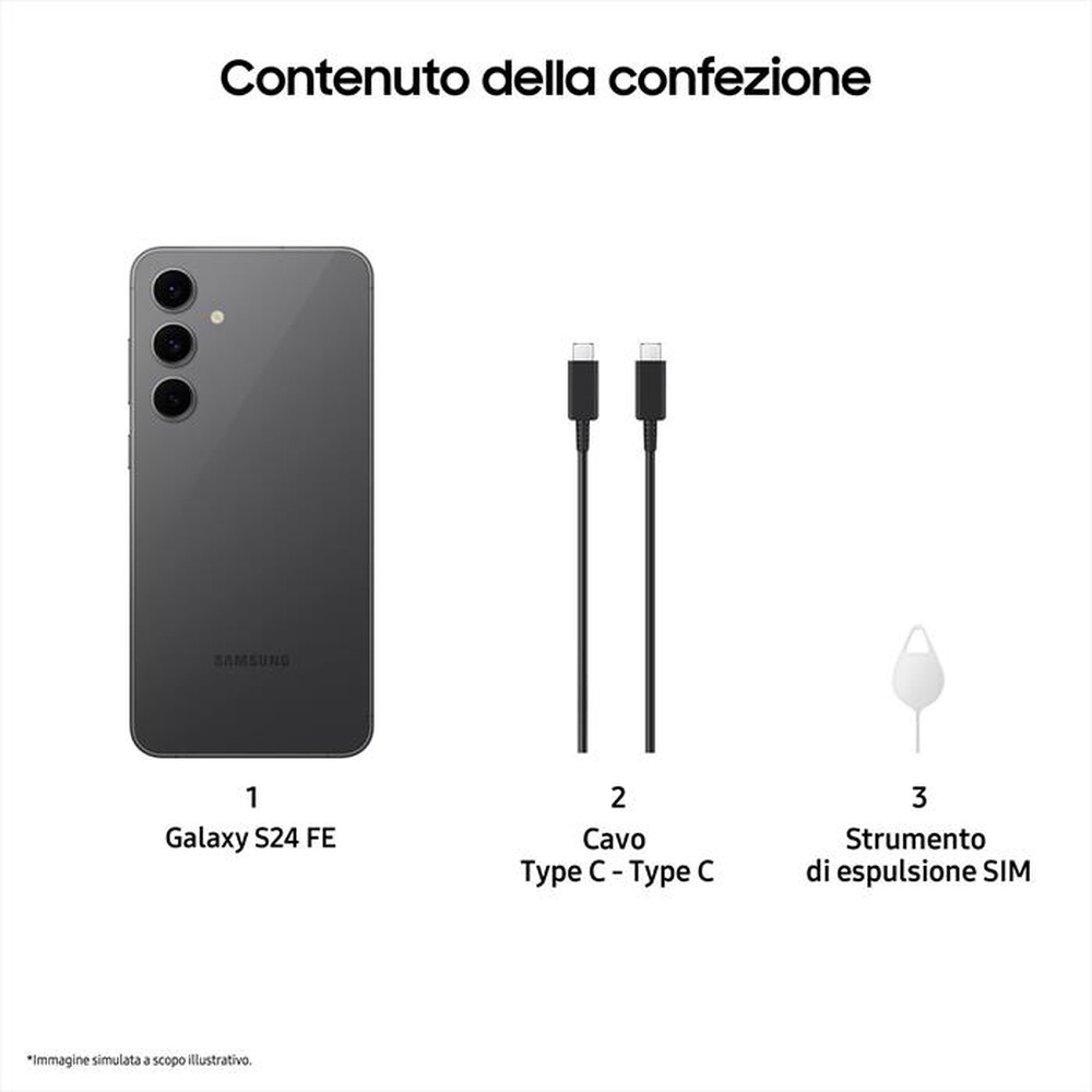 Immagine del prodotto VODAFONE - S24 FE 128GB-Graphite