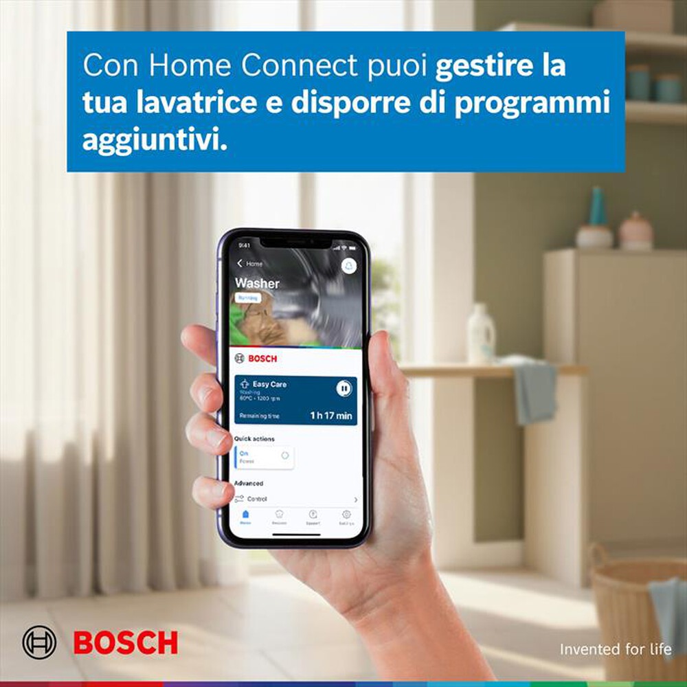 Immagine del prodotto BOSCH - Lavatrice Serie 6 WGH24400IT 9Kg 1400g/m Classe A-BIANCA