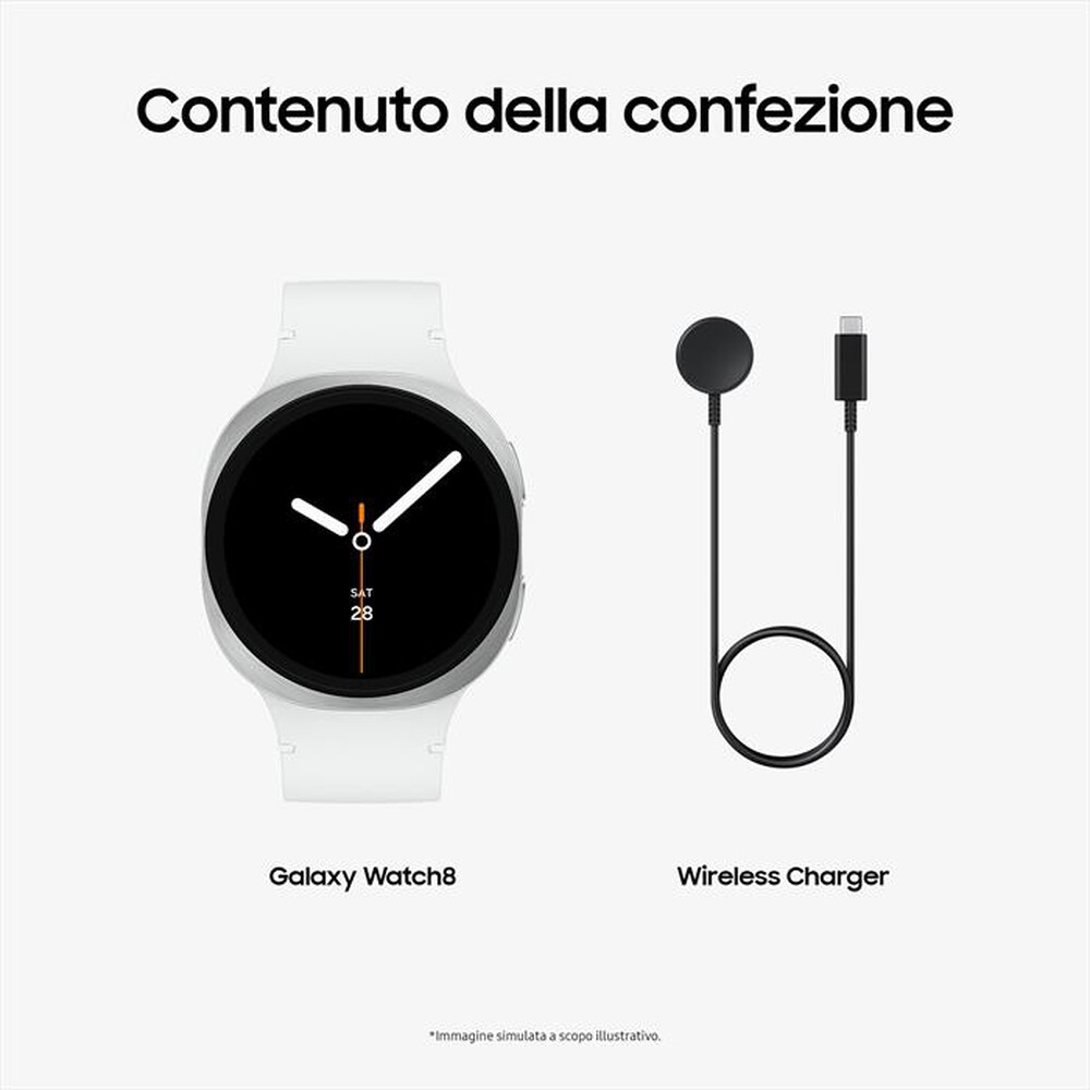 Immagine del prodotto SAMSUNG - Galaxy Watch8 44mm BT, 2+32GB-Silver
