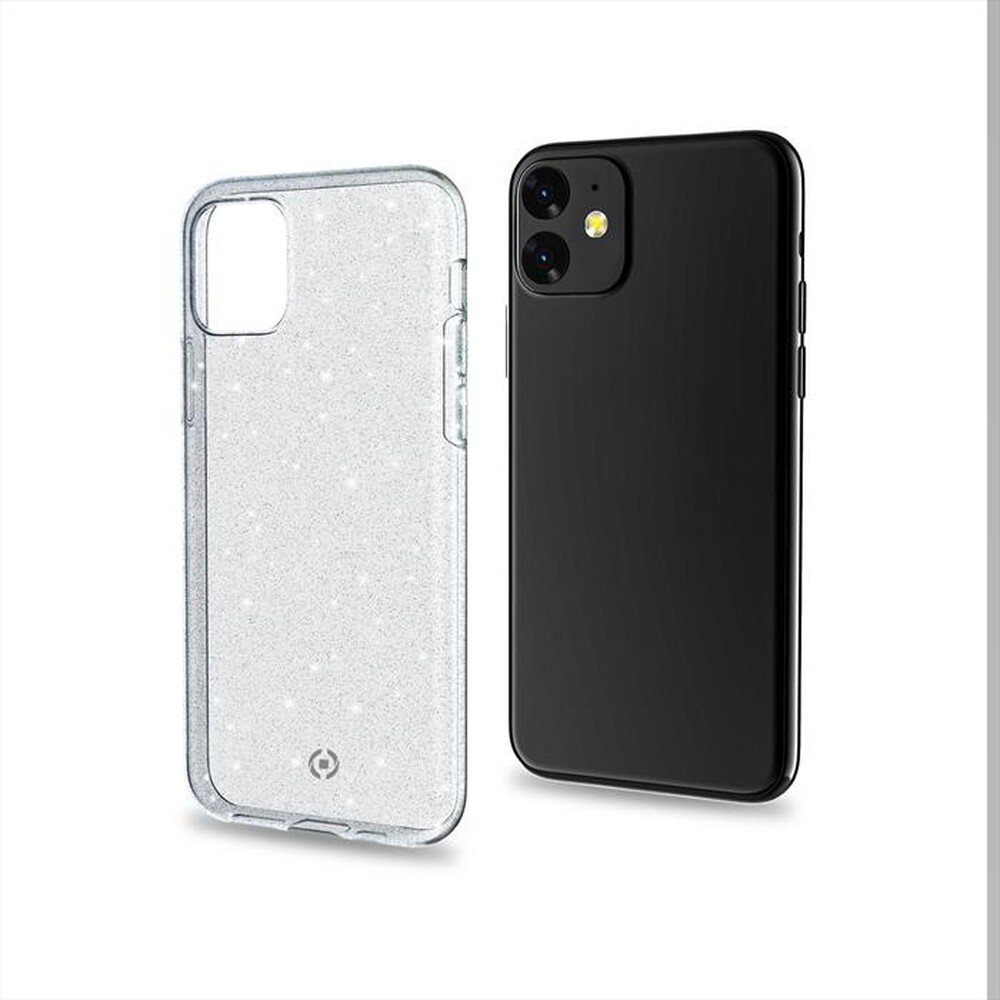 "CELLY - SPARKLE1001WH - SPARKLE IPHONE 11-Trasparente/TPU"