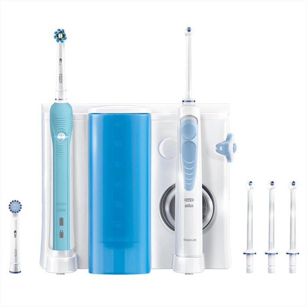 "ORAL-B - Waterjet + Pro 700-Bianco/Celeste"