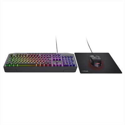 TRUST - Tastiera + Mouse GXT791 3-IN-1 BUNDLE IT-Black
