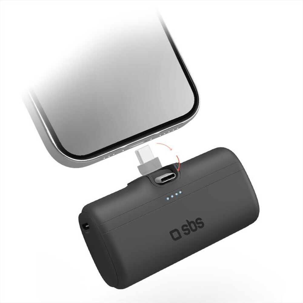 "SBS - Powerbank TEBB5000PLUGCK-Nero"