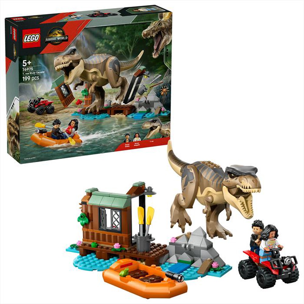 Immagine del prodotto LEGO - JURASSIC WORLD Fuga sul fiume dal T. rex 76975