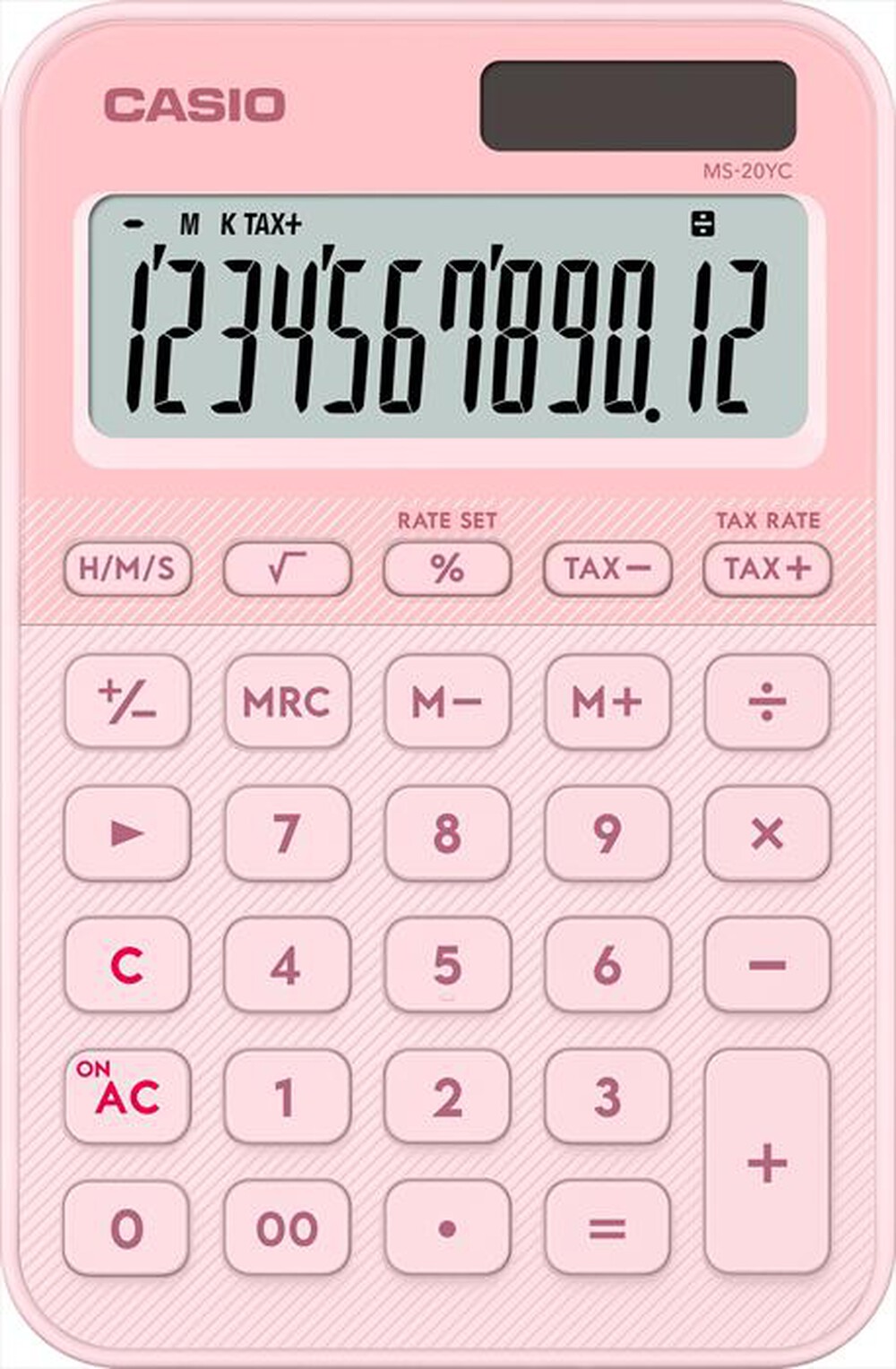 Immagine del prodotto CASIO - Calcolatrice da tavolo MS-20YC LP-ROSA