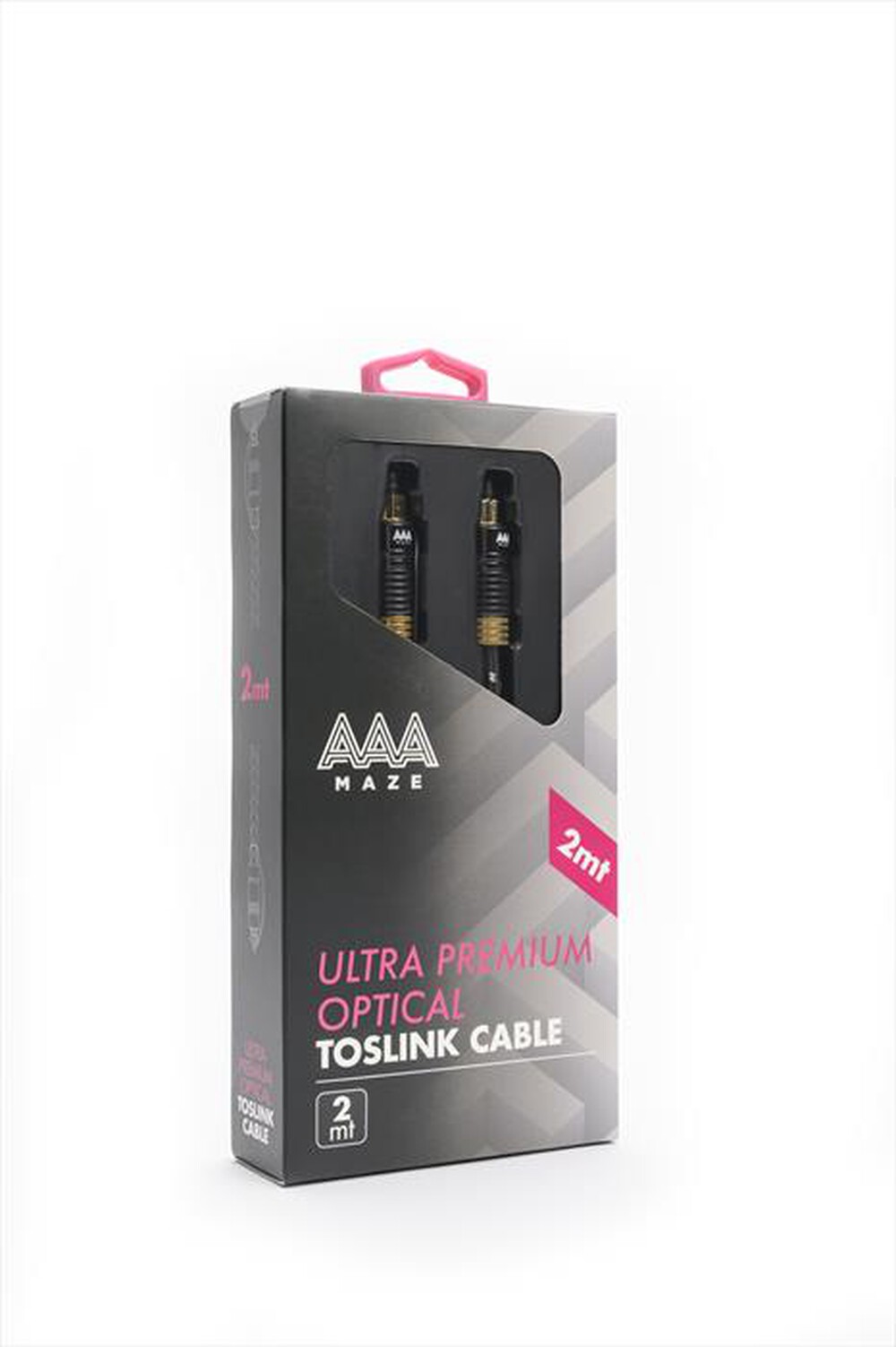 "AAAMAZE - CAVO OTTICO ULTRA PREMIUM TOSLINK 2 METRI"