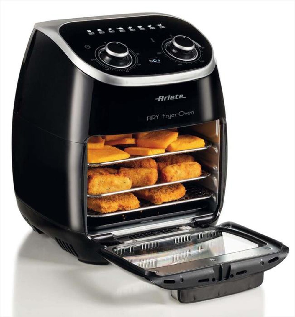 "ARIETE - 4619 Airy Fryer Oven Friggitrice ad aria+Forno 11L-Nero"