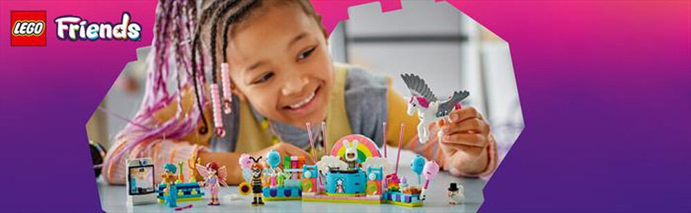 "LEGO - PARTY IN COSTUME CON UNICORNO E FATINA-,"