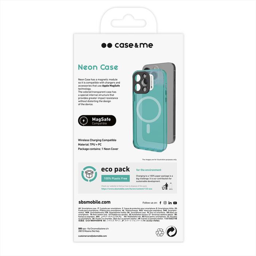 "SBS - Cover MagSafe CMCOVCFLMSIP1461PB  iPhone 14 Pro-Blu"
