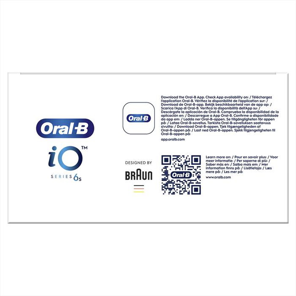 Immagine del prodotto ORAL-B - Spazzolino elettrico ricaricabile IO 6S-Grigio