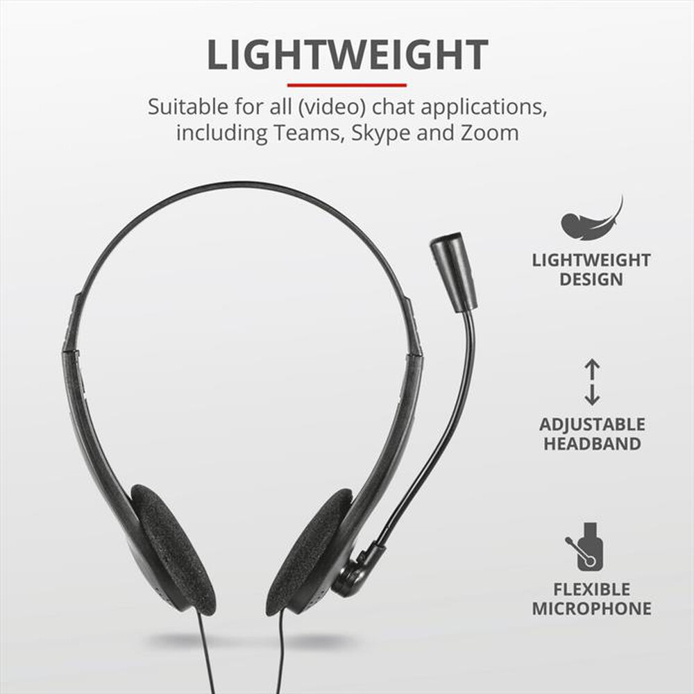 Immagine del prodotto TRUST - PRIMO HEADSET-Black