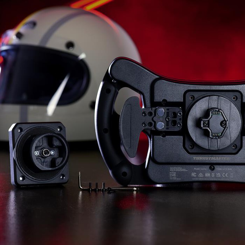 "THRUSTMASTER - Replica del volante FERRARI 488 GT3 WHEEL ADD-ON-Nero"