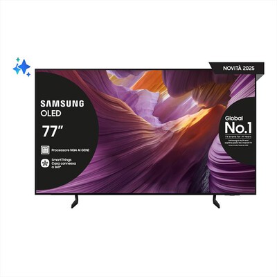 SAMSUNG - Smart TV OLED UHD 4K 77" QE77S85FAEXZT-Graphite Black