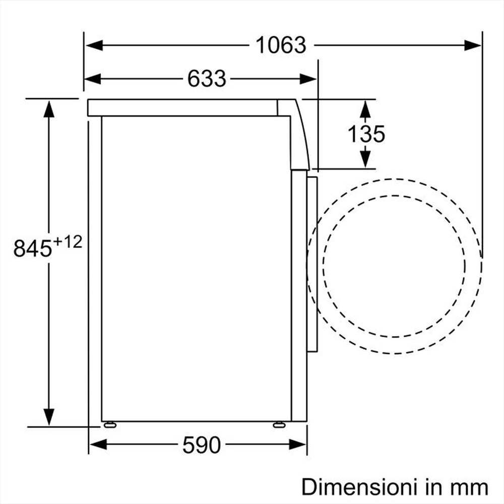 "BOSCH - Lavatrice WAN28208II 8 Kg Classe A-Bianco"